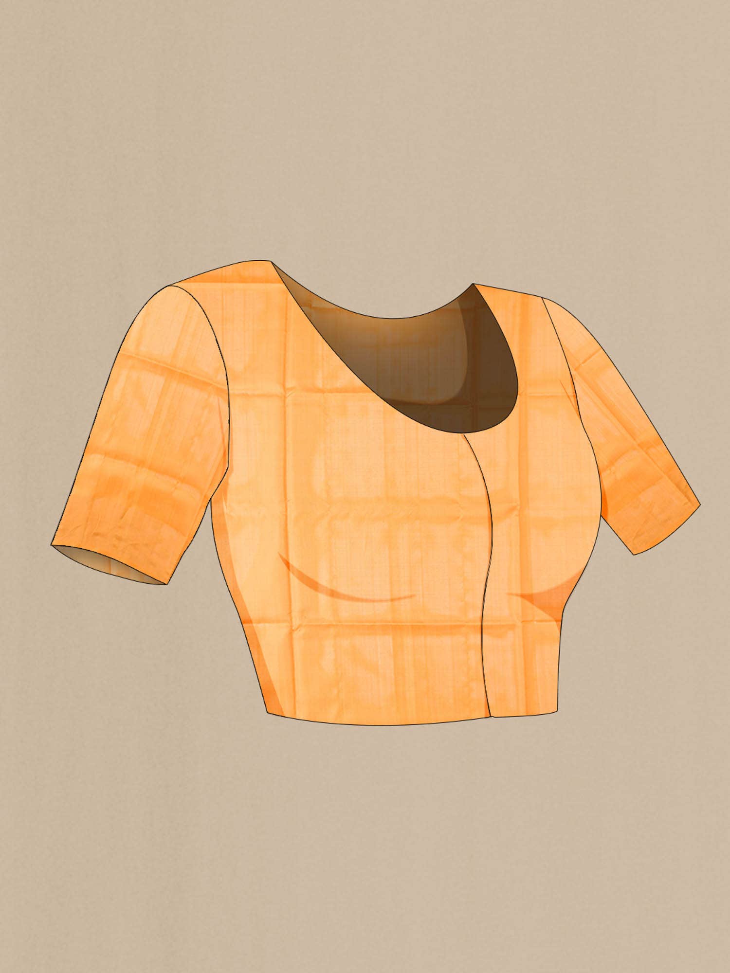 Yellow Uppada Silk Saree - Image 5